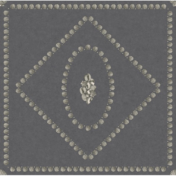 Conchiglie - Soft Gold on Charcoal