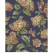 Ramo di Ortensia - Coral on Dark Blue