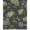 Ramo di Ortensia - Lime & Purple on Ink