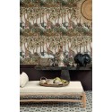 Letaba March - Spring Green & Ginger on Cream