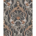 Safari Totem - Ginger & Taupe on Charcoal
