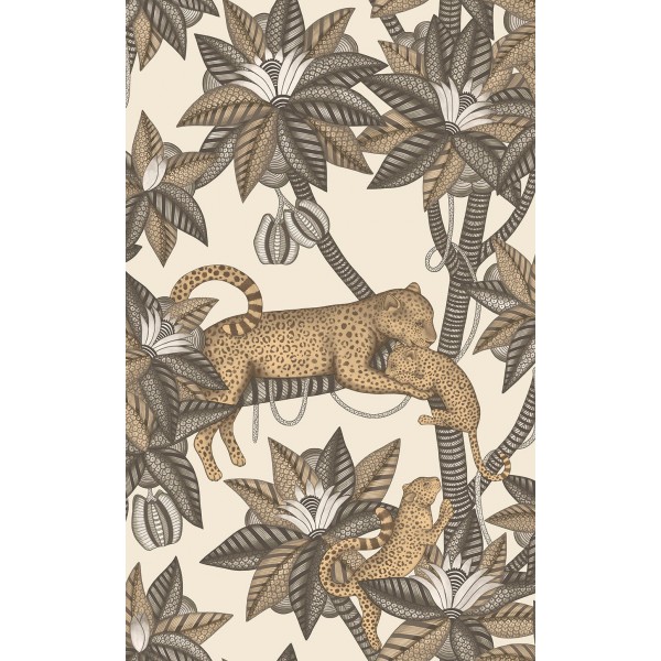 Satara - Soot & Metallic Gold on Linen