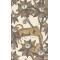 Satara - Soot & Metallic Gold on Linen