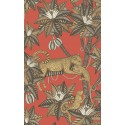 Satara - Soot & Metallic Gold on Rouge