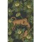 Satara - Spring Green & Metallic Bronze on Charcoal