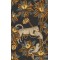 Satara - Burnt Orange & Sand on Black