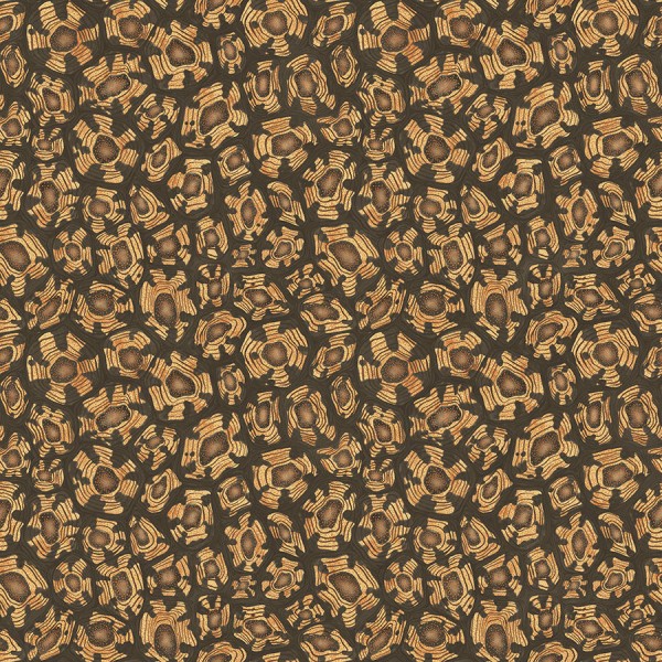 Savanna Shell - Ochre, Soot & Orange
