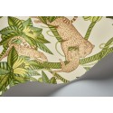 Satara - Spring Green & Sand on Linen