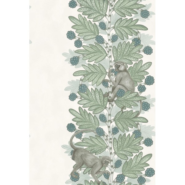 Acacia - Duck Egg & Print room Blue on White