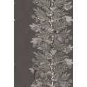 Acacia - Charcoal & Metallic Silver on Soot