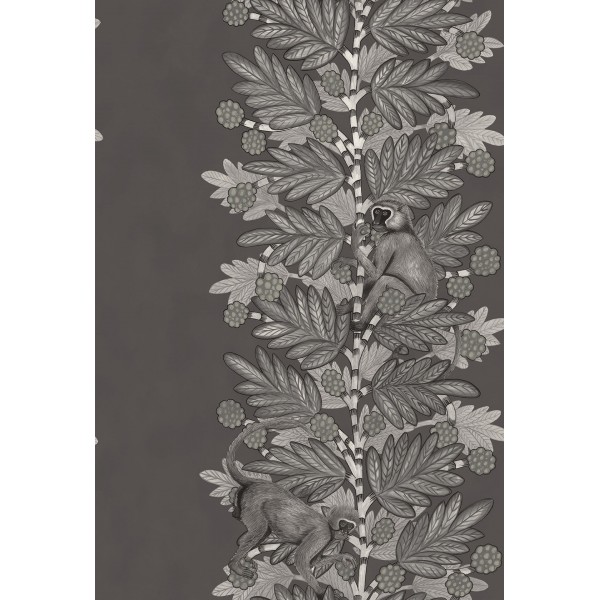 Acacia - Charcoal & Metallic Silver on Soot