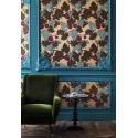 Frutto Proibito - Print Room Blue & Magenta on Metallic Gold