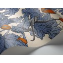 Frutto Proibito - Hyacinth & Orange on White