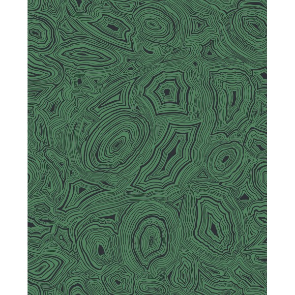 Malachite - Emerald & Black