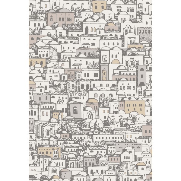 Mediterranea - White & Metallic Gilver