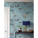 Macchine Volanti (2 roll set) - Sky Blue & Metallic Gilver