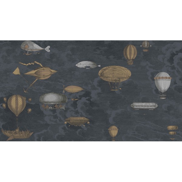 Macchine Volanti (2 roll set) - Slate Blue & Metallics